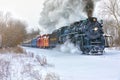 The Pere Marquette 1225 Ã¢â¬ÅNorth Pole ExpressÃ¢â¬Â Royalty Free Stock Photo